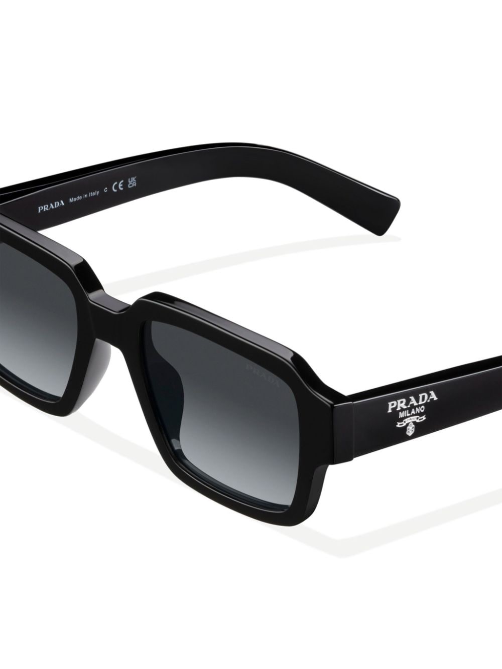 Prada Eyewear logo-detail rectangle-frame sunglasses - Image 4