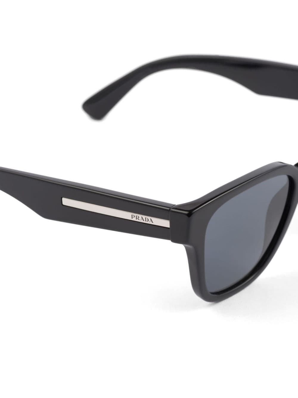 Prada Eyewear logo-plaque square-frame sunglasses - Image 4