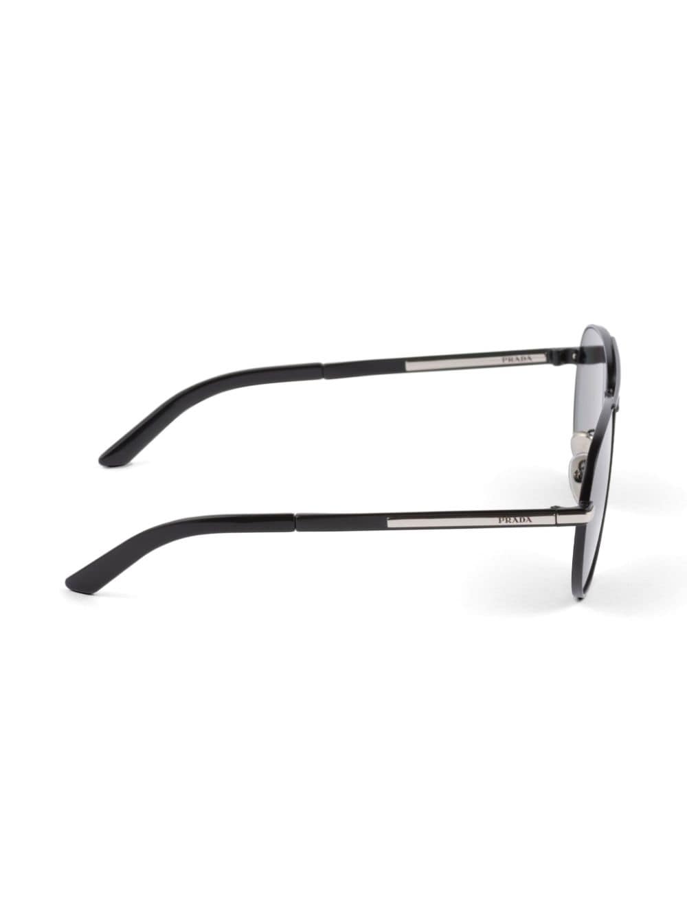 Prada Eyewear logo-plaque pilot-frame sunglasses - Image 2