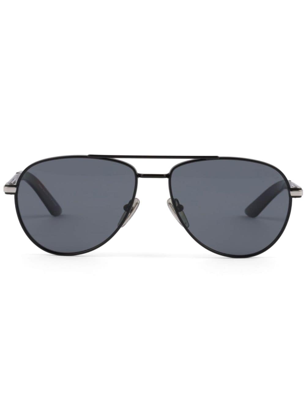 Prada Eyewear logo-plaque pilot-frame sunglasses
