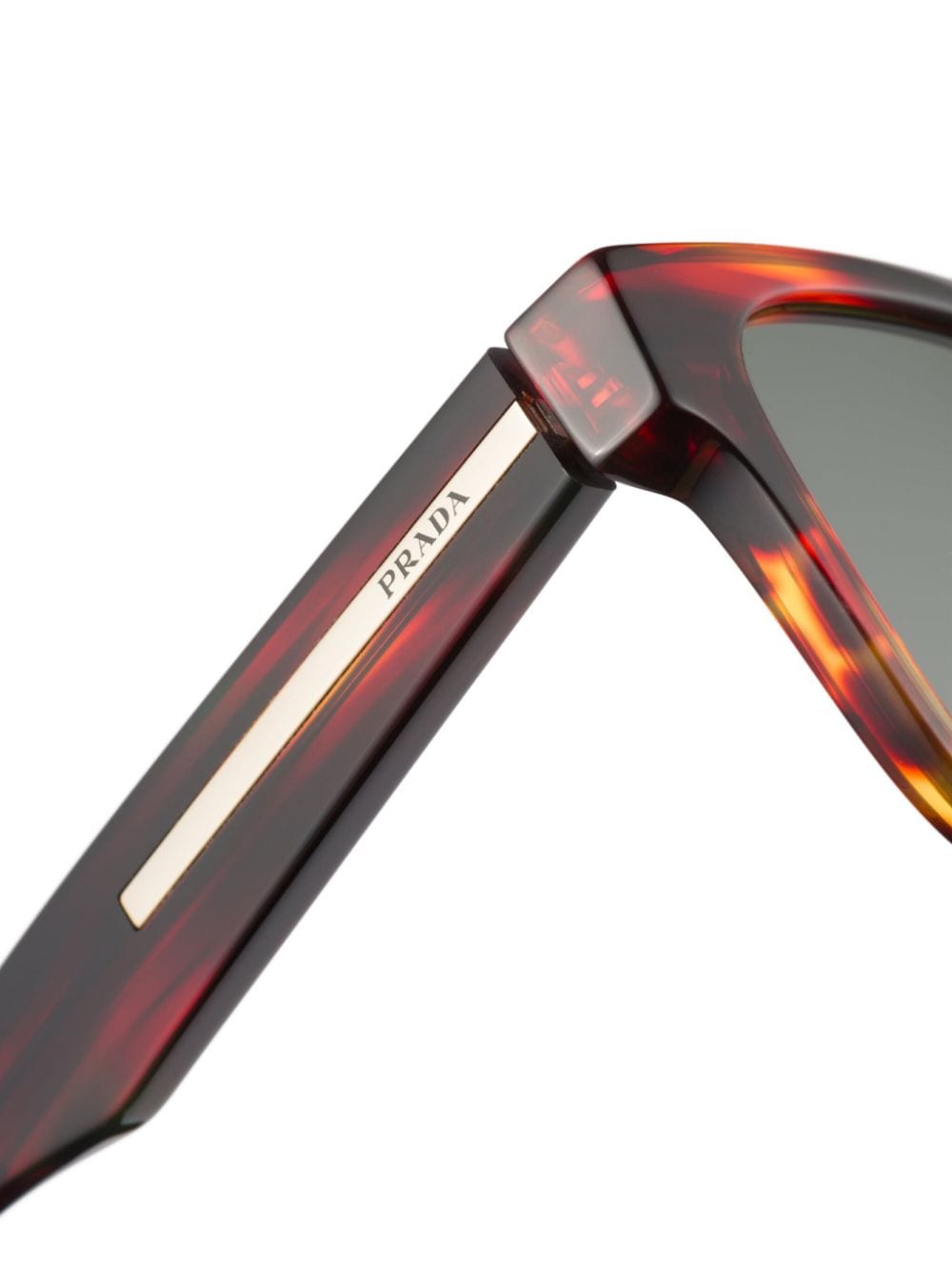 Prada Eyewear logo-plaque square-frame sunglasses - Image 4