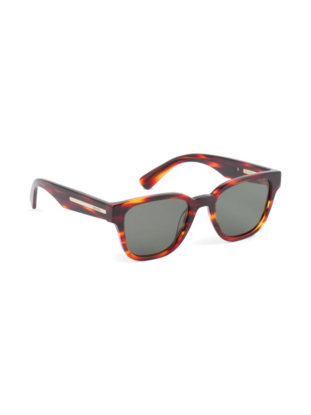 Prada Eyewear logo-plaque square-frame sunglasses - Image 3