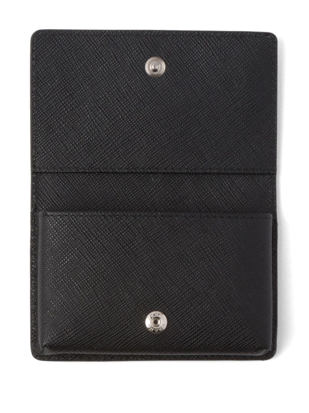 Prada triangle-logo Saffiano leather cardholder - Image 4