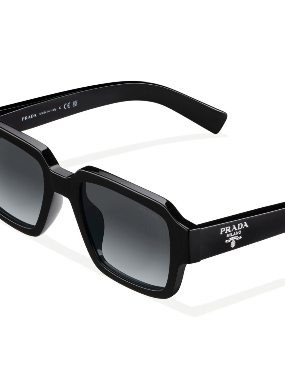 Prada Eyewear logo-detail rectangle-frame sunglasses - Image 4