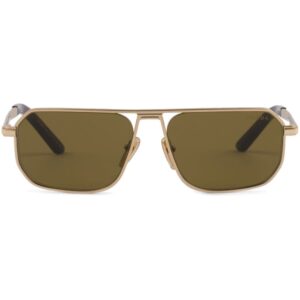 Prada Eyewear logo-plaque pilot-frame sunglasses