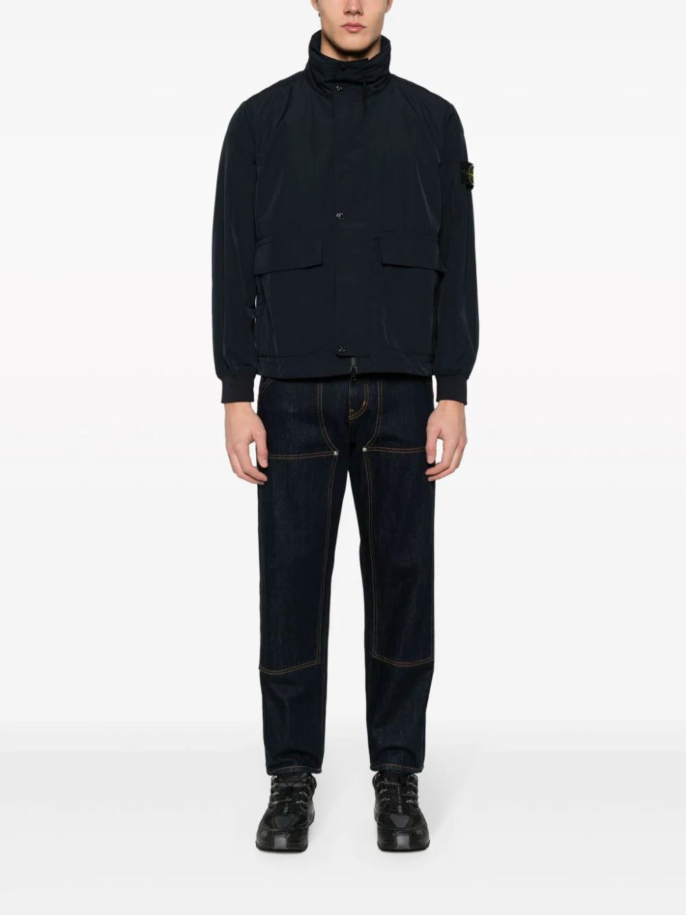 Stone Island Compass-badge concealed-hood jacket - Image 2