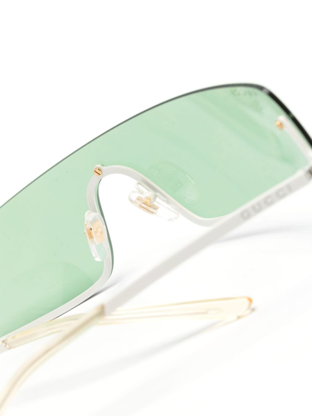 Gucci Eyewear Square-G-motif shield-frame sunglasses - Image 3