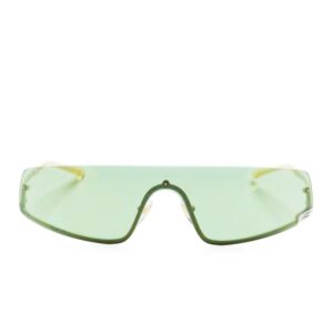 Gucci Eyewear Square-G-motif shield-frame sunglasses