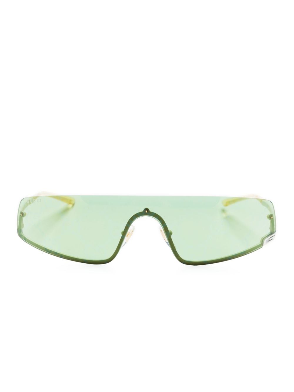 Gucci Eyewear Square-G-motif shield-frame sunglasses