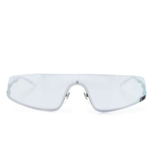 Gucci Eyewear Square-G-motif shield-frame sunglasses