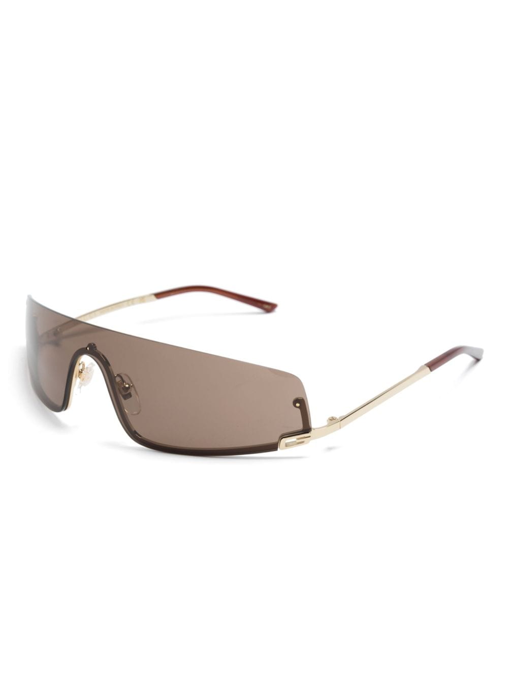 Gucci Eyewear Square-G-motif shield-frame sunglasses - Image 2
