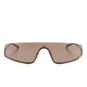 Gucci Eyewear Square-G-motif shield-frame sunglasses