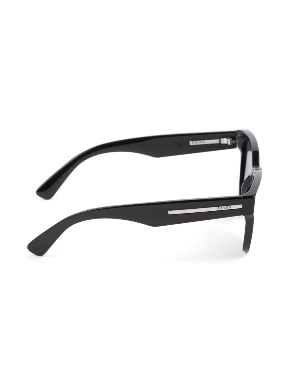 Prada Eyewear plaque-detail square-frame sunglasses - Image 3