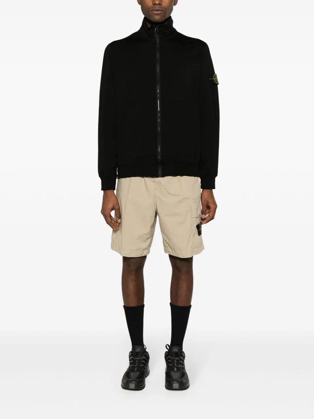 Stone Island Compass-appliqué track jacket - Image 2
