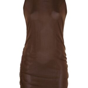 Saint Laurent sleeveless tulle minidress