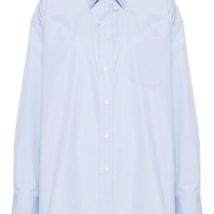 Stella McCartney  straight-point collar panelled shirt