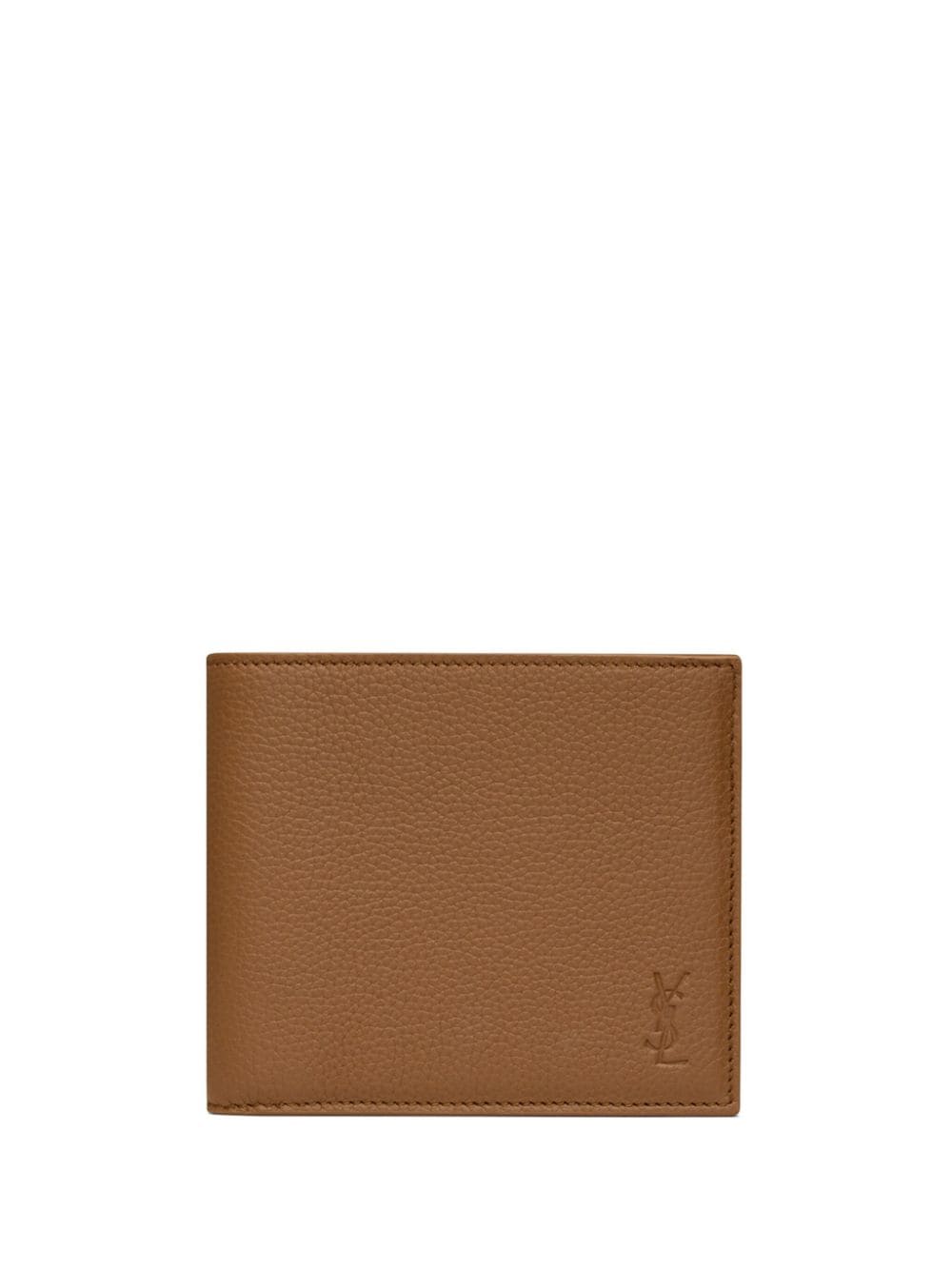 Saint Laurent debossed-logo leather wallet