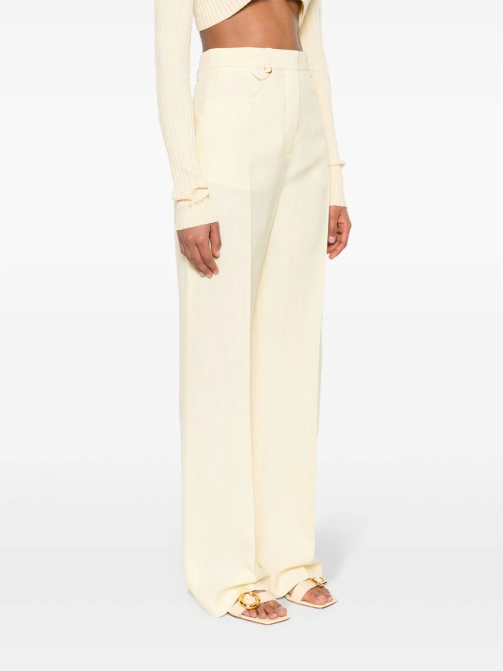 Jacquemus Le Pantalon Sauge flared trousers - Image 3