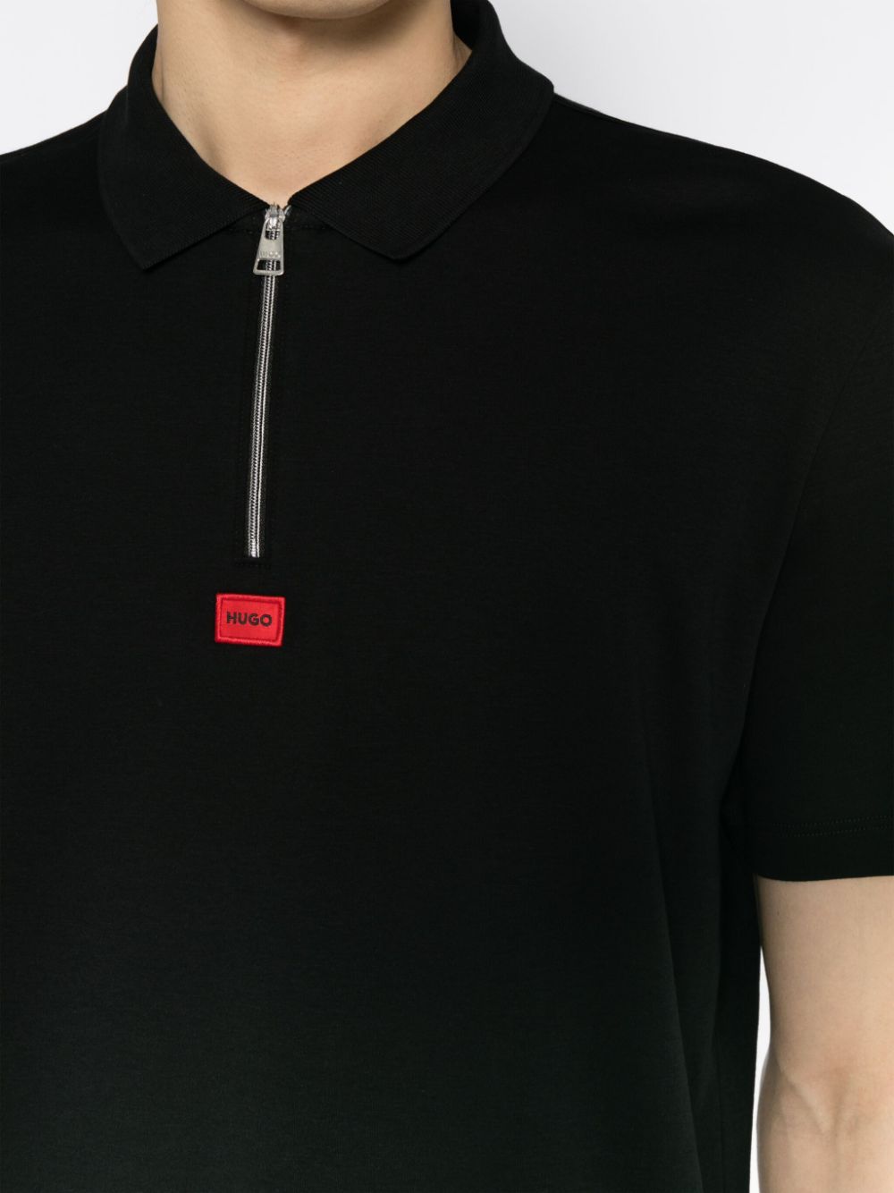 HUGO Deresom 241 cotton polo shirt - Image 5