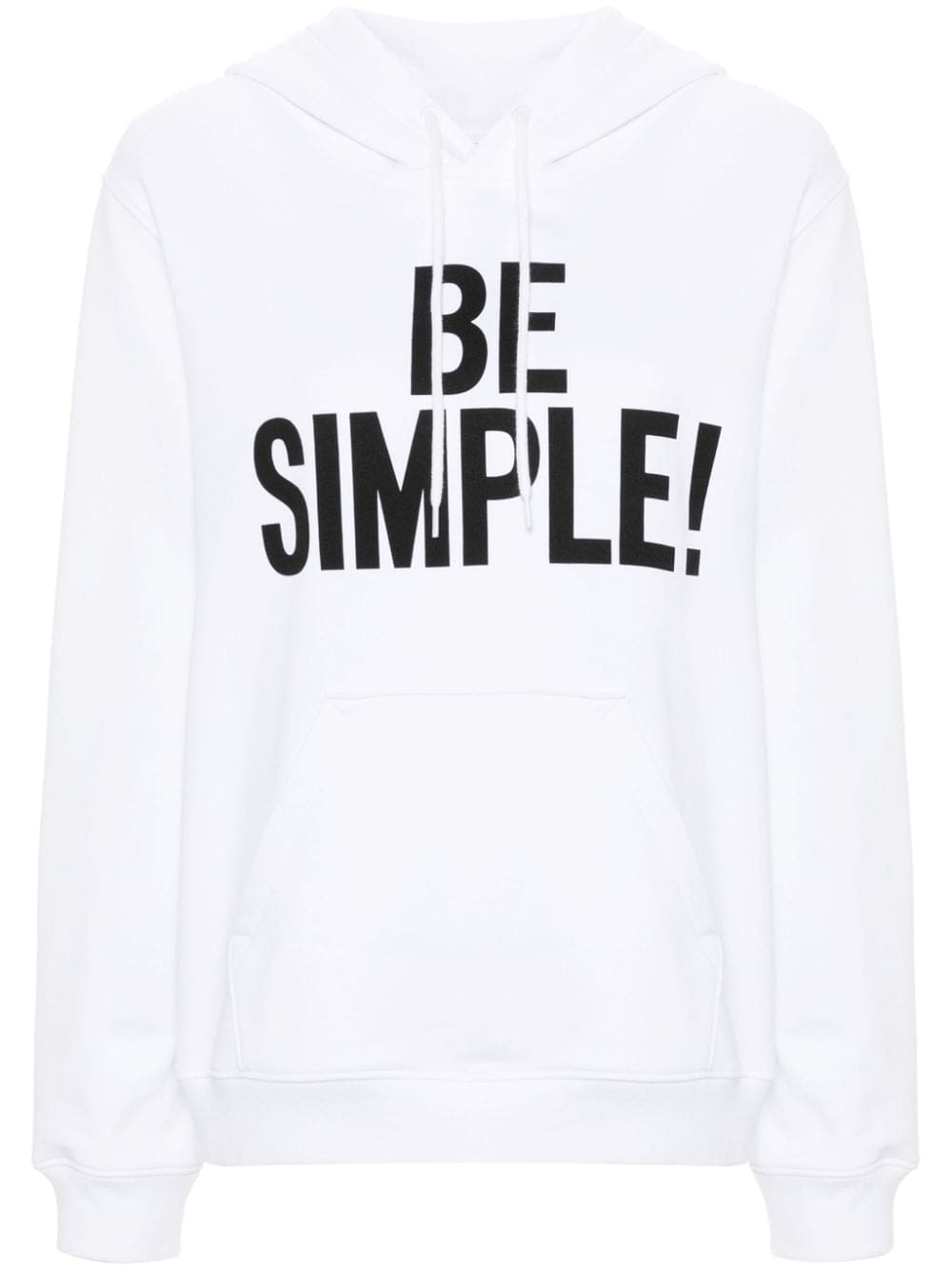 Moschino slogan-print organic-cotton hoodie