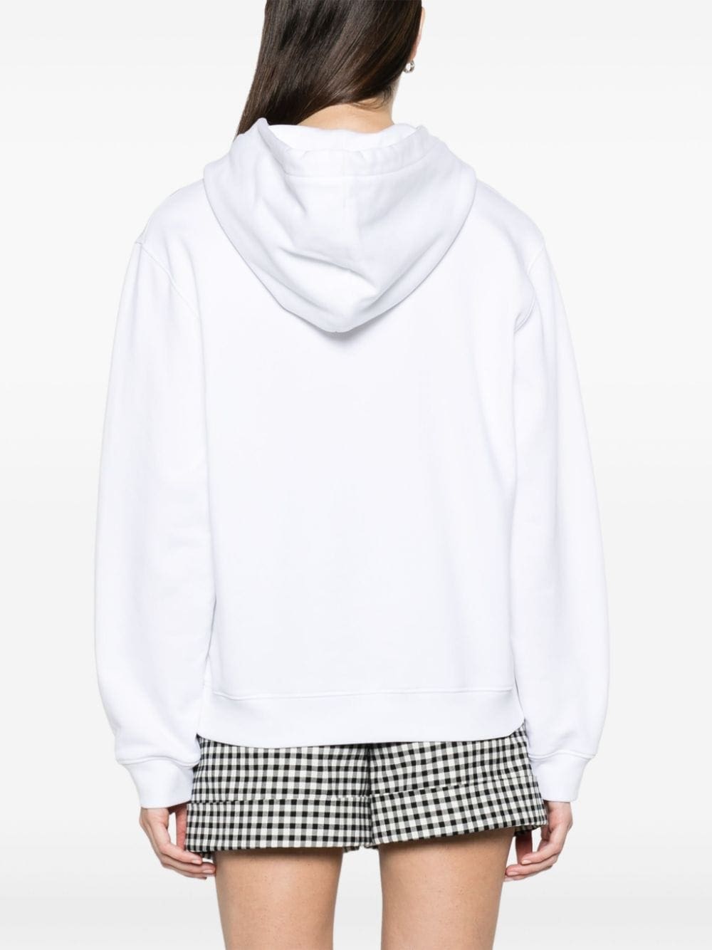 Moschino slogan-print organic-cotton hoodie - Image 4