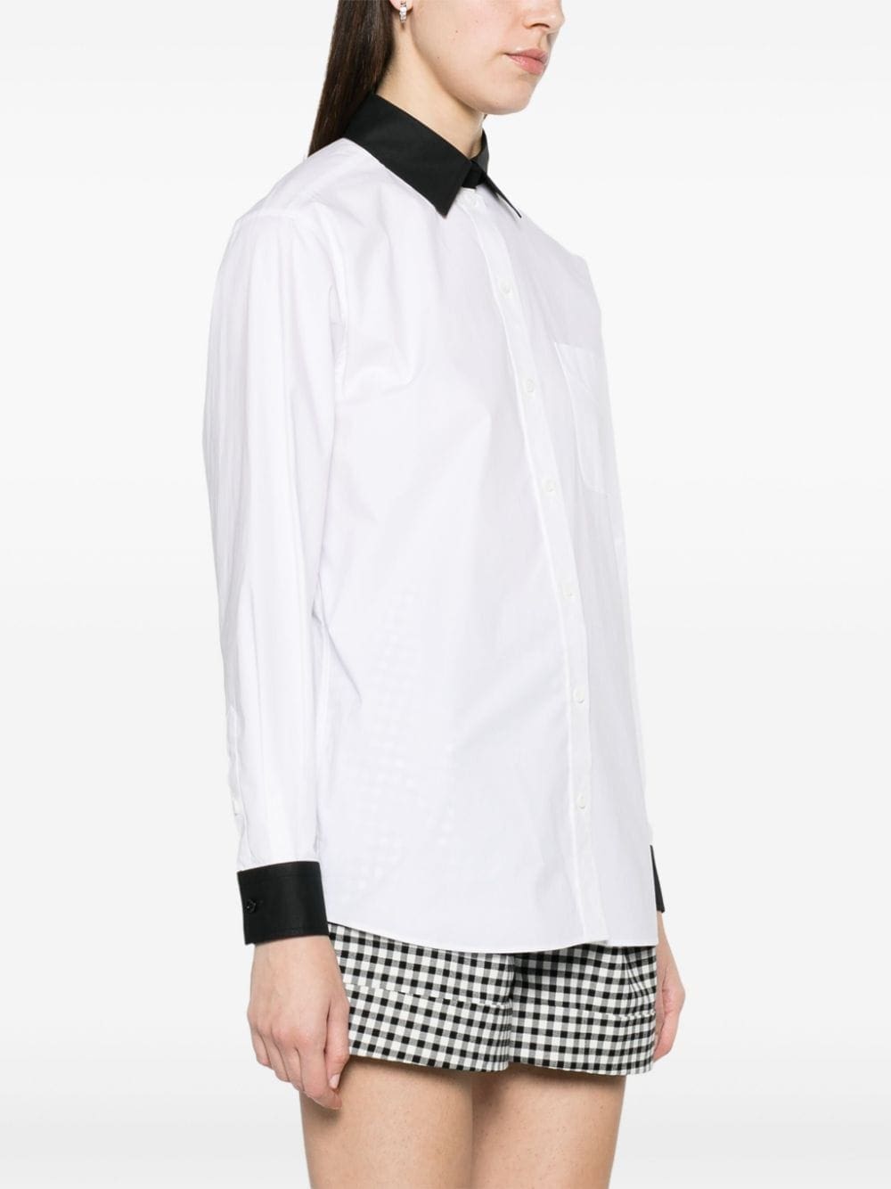 Moschino Question Mark-print cotton shirt - Image 4