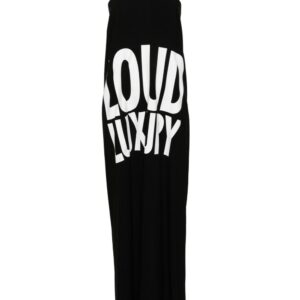 Moschino Loud Luruxy!-print maxi dress