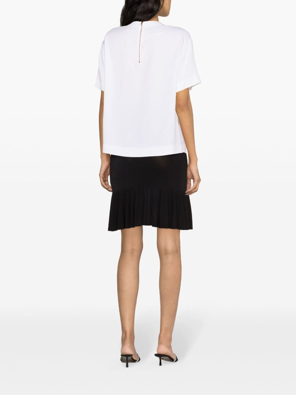 Moschino graphic-print crepe blouse - Image 4