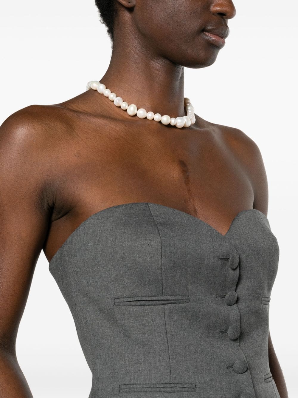 Moschino strapless sweetheart-neck vest - Image 5