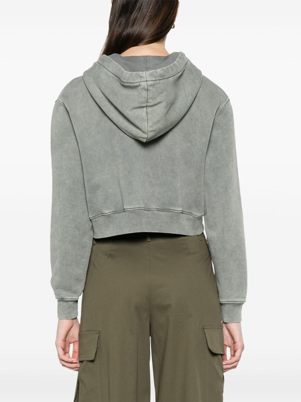 Moschino slogan-print organic-cotton hoodie - Image 4