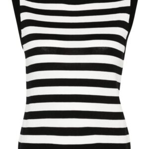 Moschino striped cotton vest