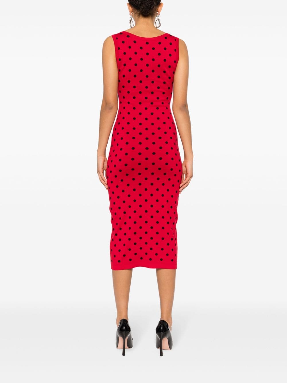 Moschino polka-dot knitted dress - Image 4