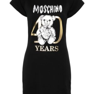 Moschino logo-print cotton T-shirt dress