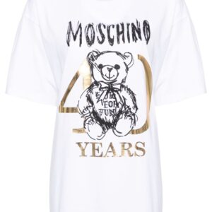 Moschino Teddy Bear-print cotton T-shirt