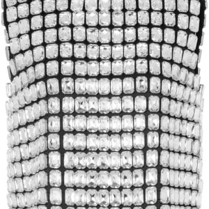 Moschino crystal-embellished cropped tank top