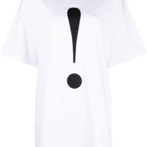 Moschino exclamation mark-print cotton T-shirt