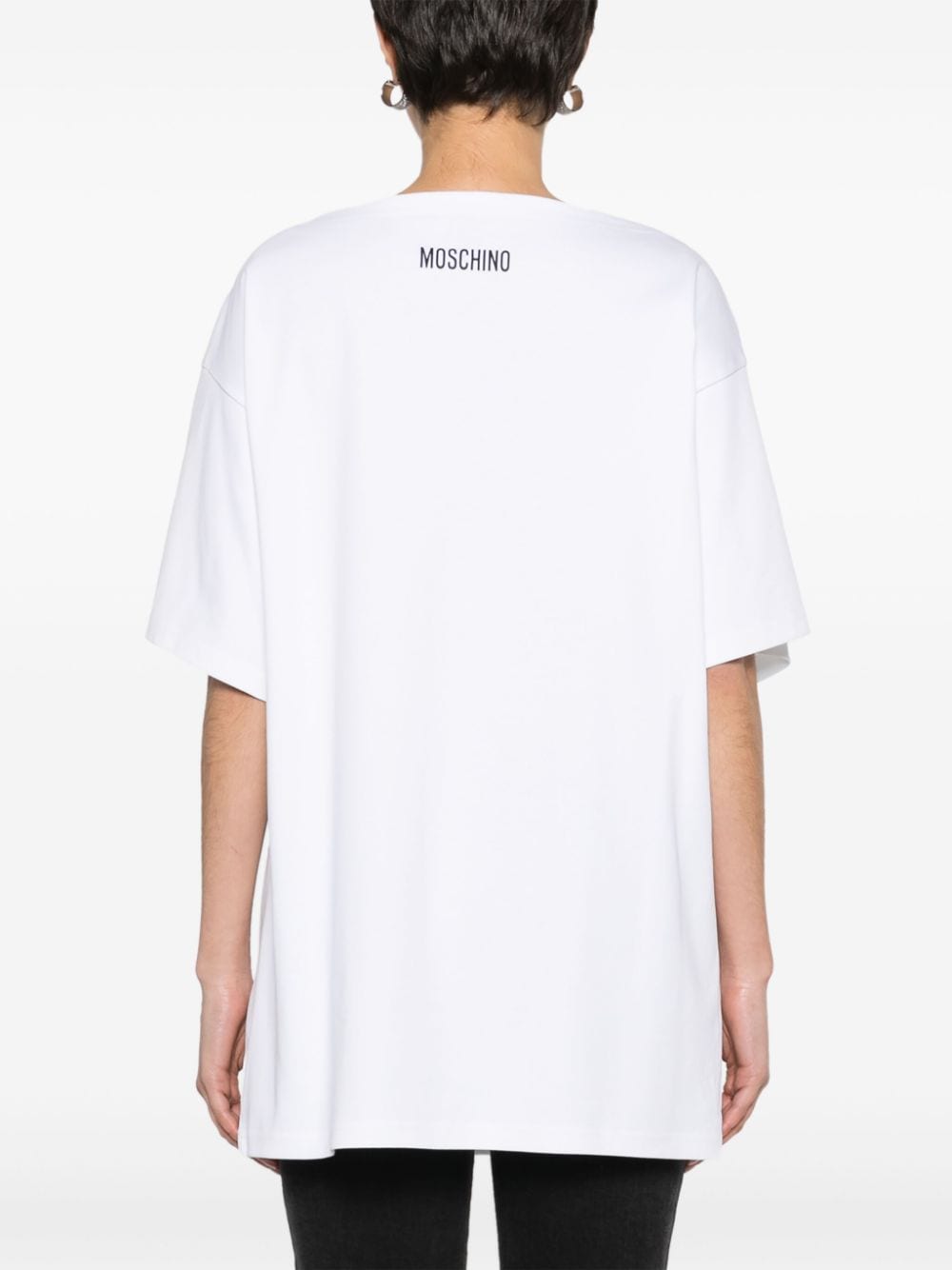 Moschino exclamation mark-print cotton T-shirt - Image 4