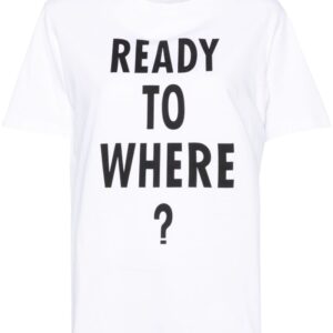 Moschino text-print organic cotton T-shirt