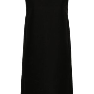Moschino sleeveless cotton shift minidress