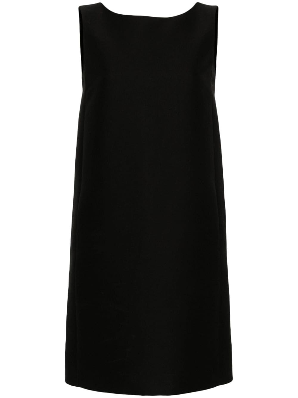 Moschino sleeveless cotton shift minidress