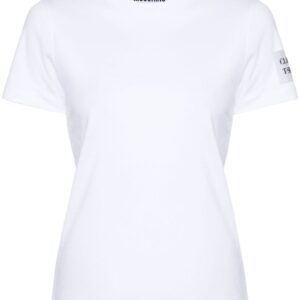 Moschino logo-embroidered cotton T-shirt