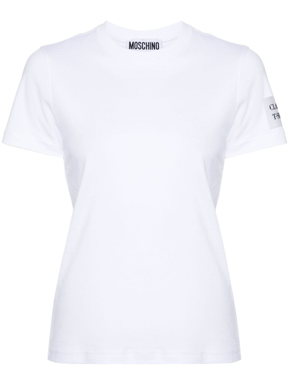 Moschino logo-embroidered cotton T-shirt