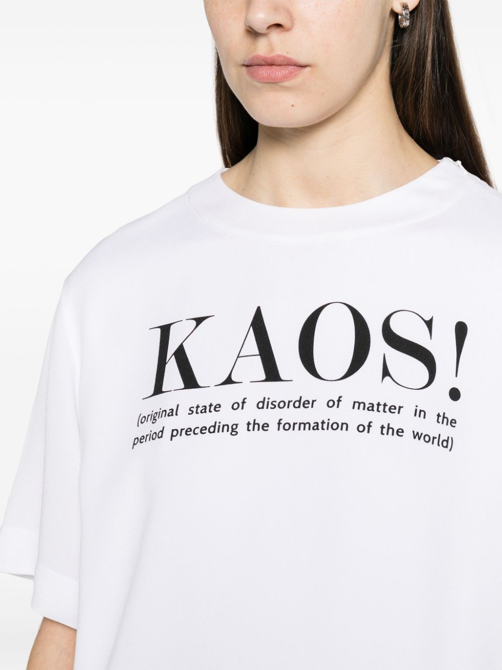 Moschino text-print crepe minidress - Image 2