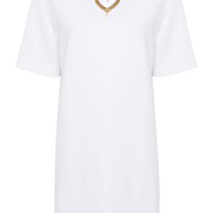 Moschino heart cut-out mini dress