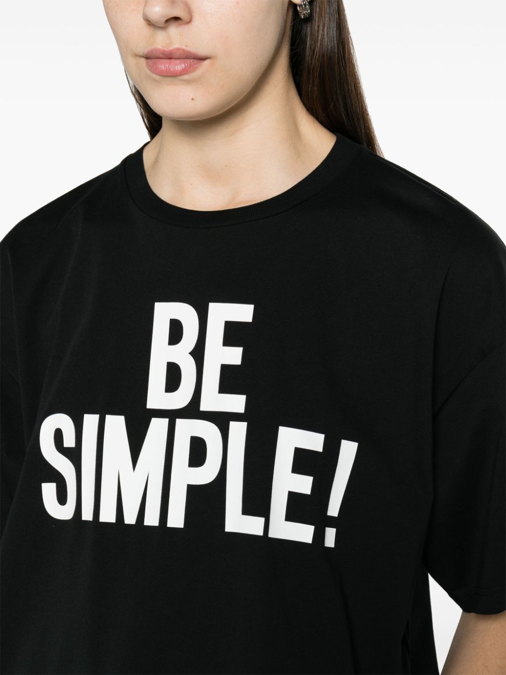 Moschino slogan-print organic-cotton T-shirt - Image 5