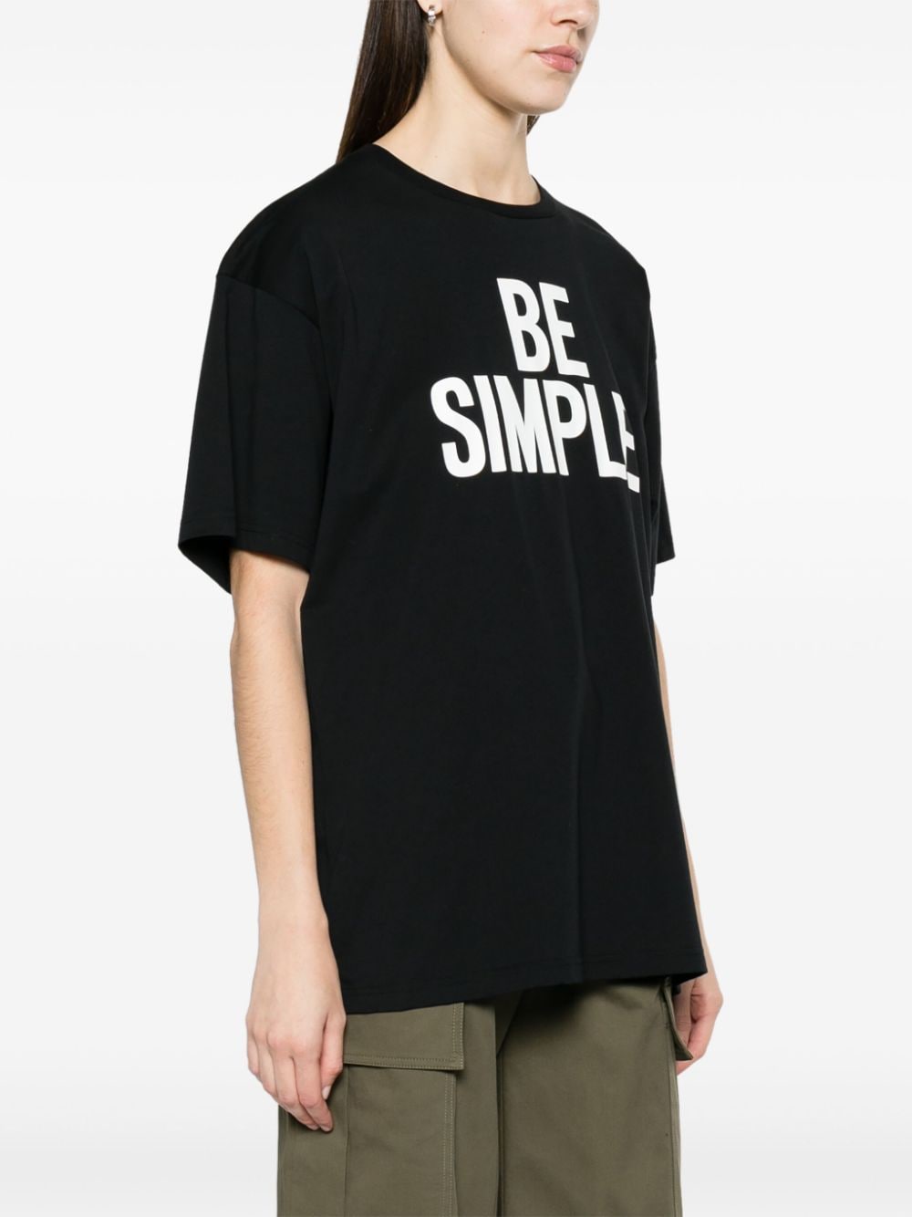 Moschino slogan-print organic-cotton T-shirt - Image 3