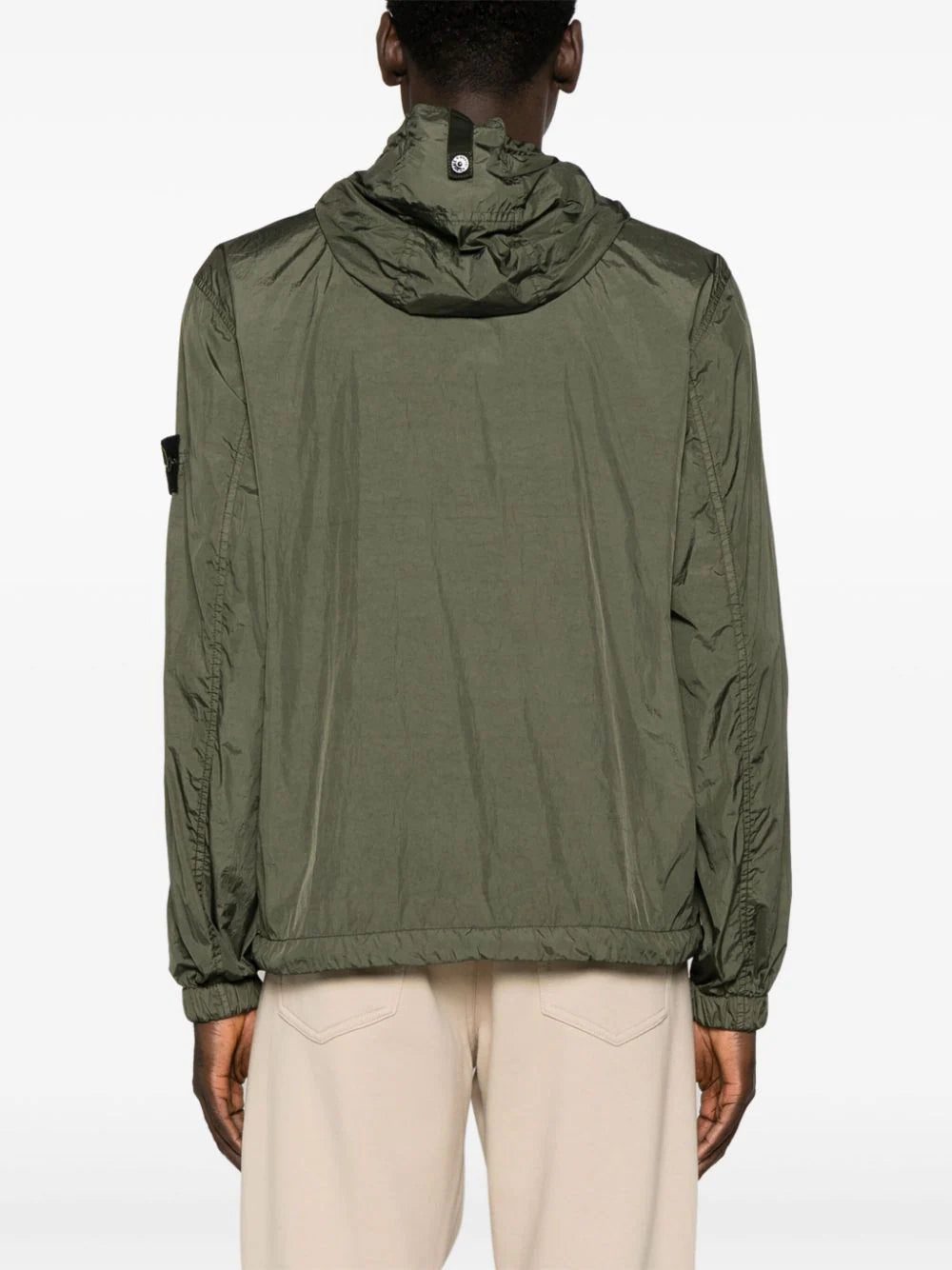 Stone Island Compass-badge hooded windbreaker jacket - Image 4