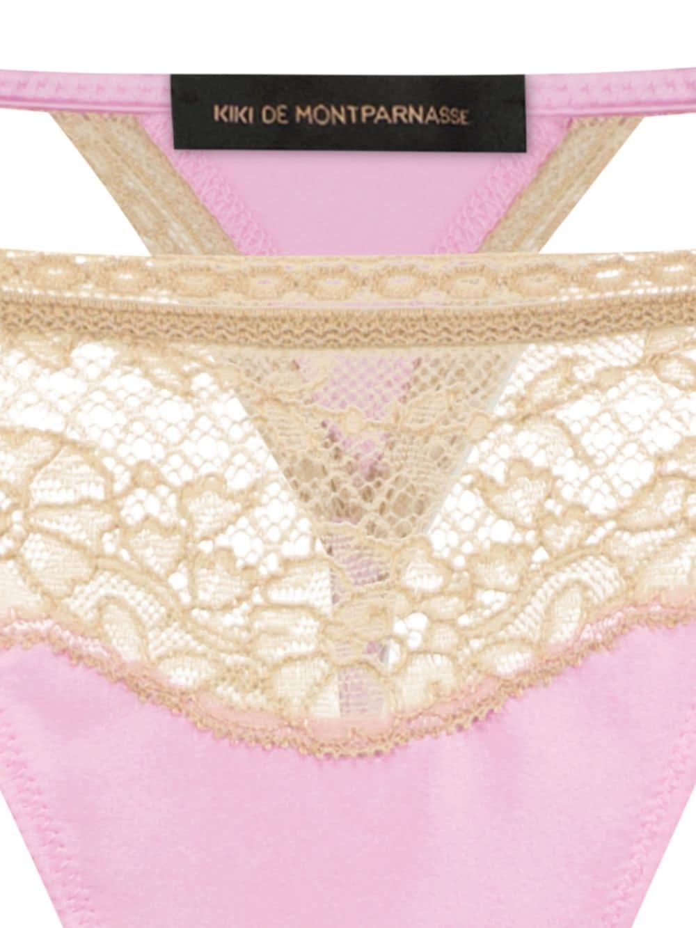 Kiki de Montparnasse Tiered lace-trim thong - Image 2