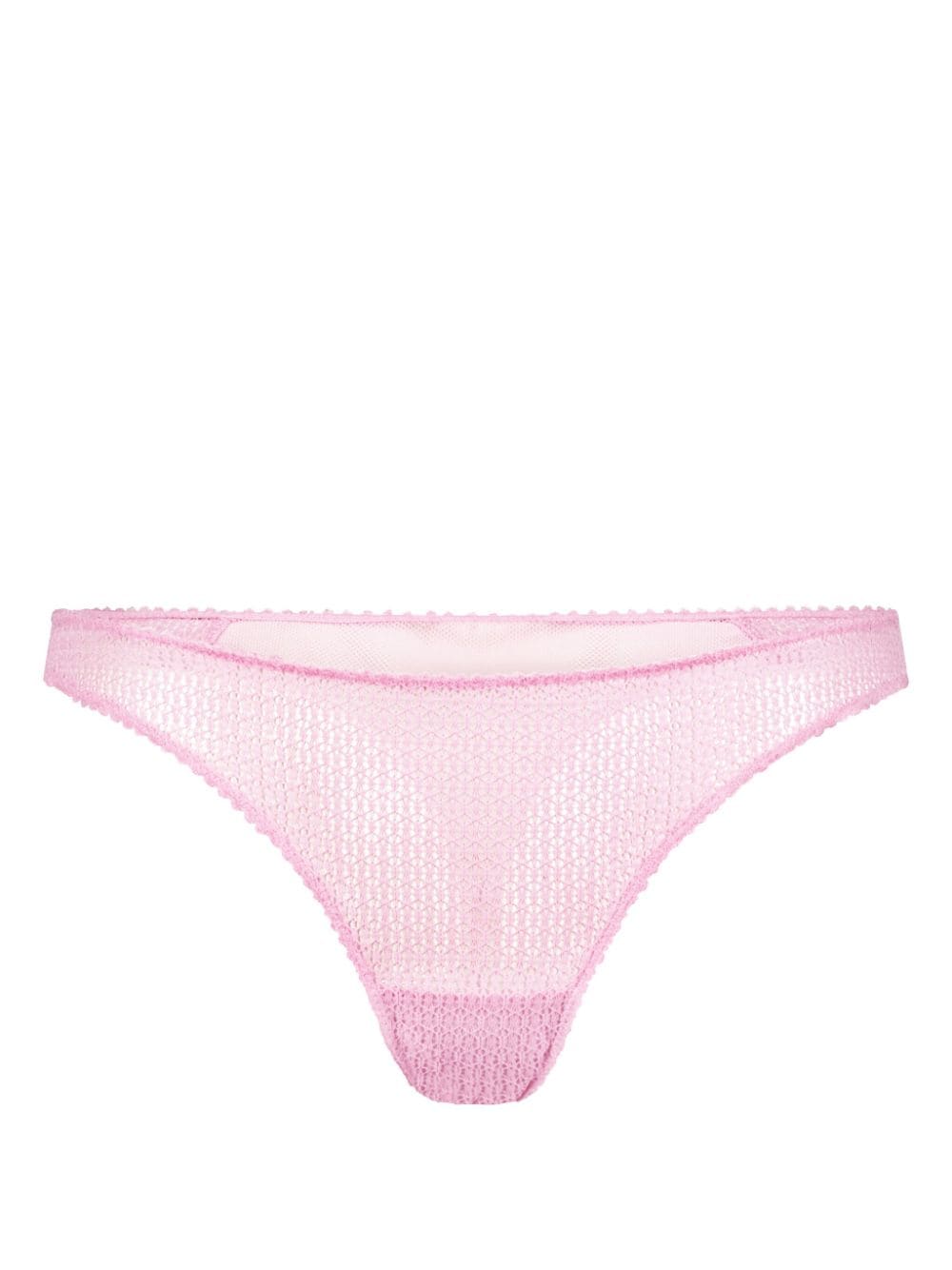 Kiki de Montparnasse Crochet mesh thong