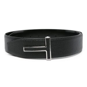Louis Vuitton T-buckle leather belt